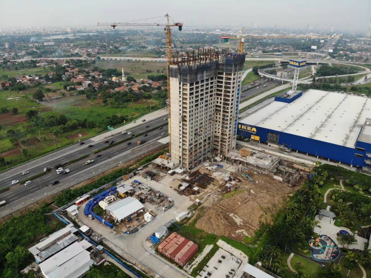 Progress Pembangunan | Apartemen Sky House Alam Sutera+