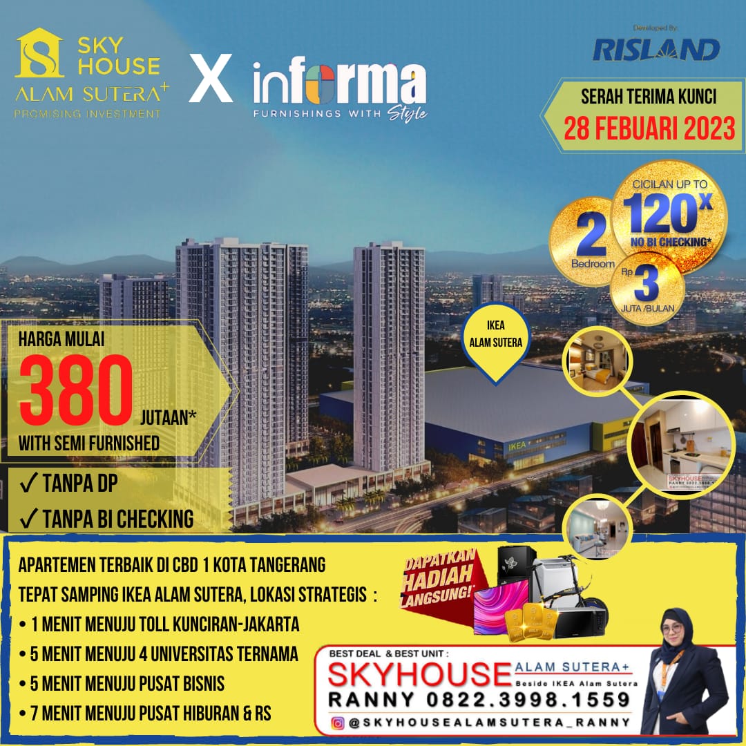Info Promo Skyhouse Alam Sutera+