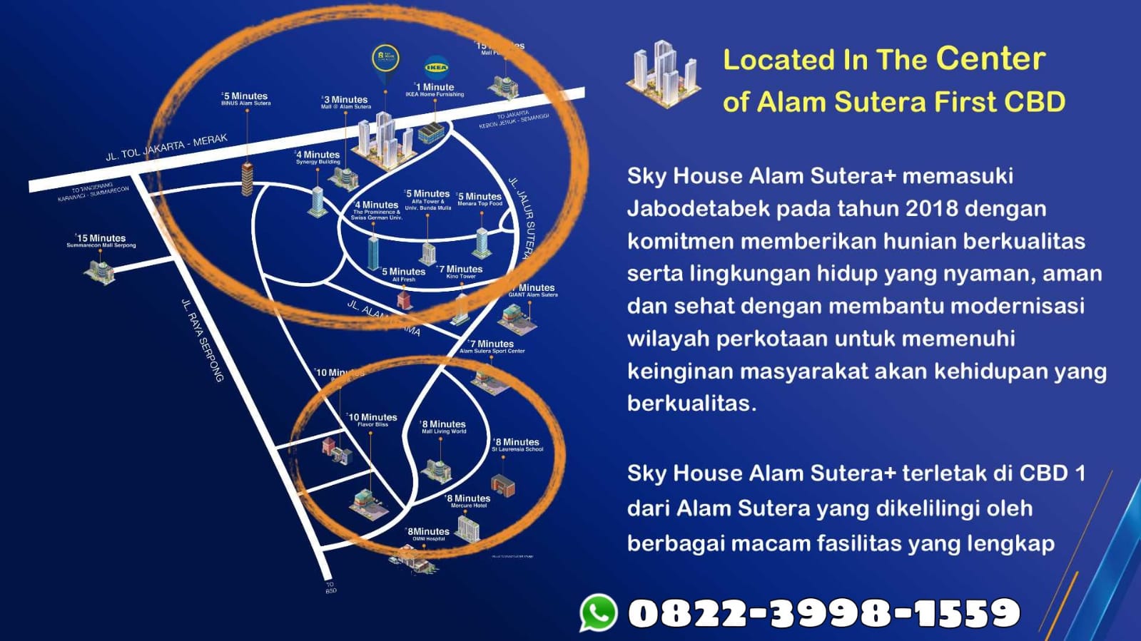 Lokasi Skyhouse Apartemen Alam Sutera (1)